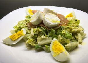 Salát se sezamovou zálivkou (Salad with sesame dressing)