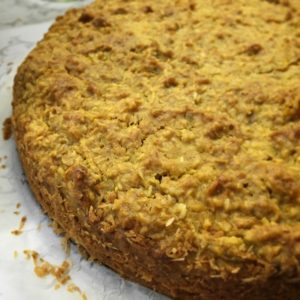 Mrkvový dort s kokosem (Carrot cake with coconut)