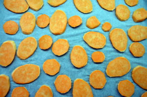Batátové plátky (Sweet potato slices)