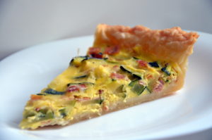Cuketový quiche (Zucchini quiche)